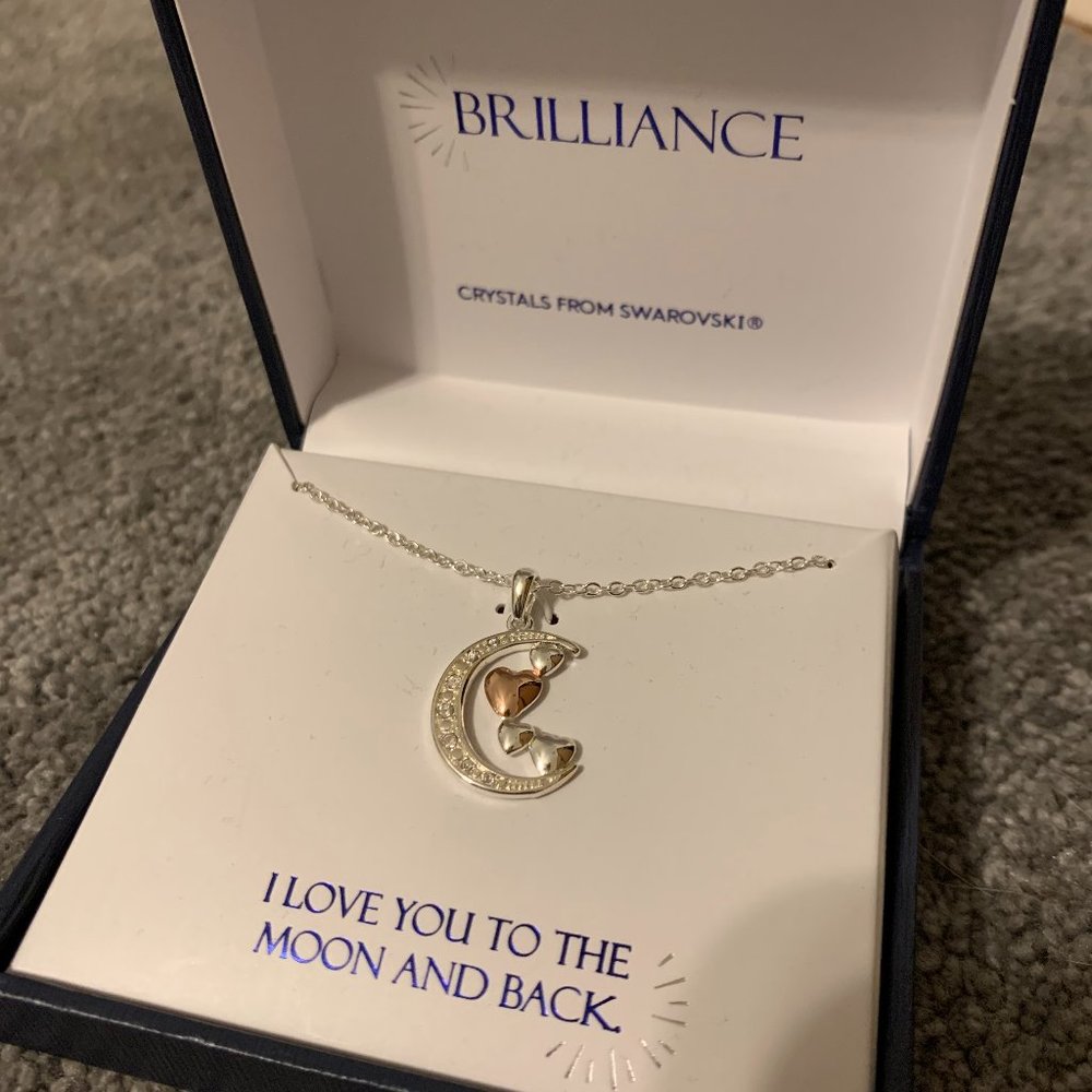 Silver Moon Necklace